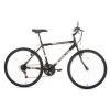 Bicicleta Houston Foxer Hammer aro 26, 21 marchas, freio V-Brake, quadro tamanho 20, em aço carbono, preta