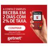 Getnet - máquina Superget em 12X de R$7,90