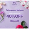 Natura - Primavera - seleção de produtos com cupom de descontos grátis de até 40%