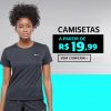 Netshoes - camisetas a partir de R$ 19,99