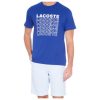 T-Shirt Lacoste masculina azul com cupom de descontos grátis de 30% no Shop@gether