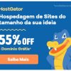 Hostgator - hospedagem de sites com 55% de desconto + domínio