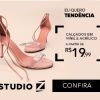 Tendência - calçados em vinil e acrílico em oferta da loja Studio Z