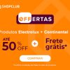 Produtos Electrolux + Continental com até 50% de desconto e Frete Grátis no ShopClub