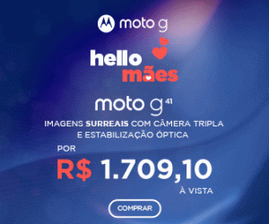 Hello Mães Moto G41 em oferta da loja Motorola