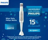 Aniversário: Mixer Daily Philips Walita branco RI2622 com 15% de desconto na Philips