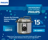 Aniversário: Panela de Pressão Elétrica Daily Philips Walita RI3103 com 15% de desconto na Philips