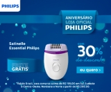 Aniversário: Removedor de Pelos Satinelle Essential Philips BRE225/00 com 30% de desconto na Philips