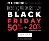 Esquenta Black Friday: até 50% de desconto +20% extra na compras de três ou mais peças na Hering
