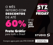 Esquenta STZ Friday: o mês inteiro com descontos de até 60% no Studio Z