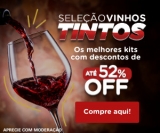 Seleção de Vinhos Tintos: Kits com até 52% de desconto no Vinho Fácil