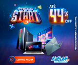Press Start Especial: Monitores, Notebooks e PC Gamer com até 44% de desconto no KaBuM!