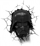 Luminária de Parede 3D Light FX Darth Vader em oferta da loja Outlet & Class