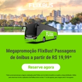 Megapromoção: Passagens Rodoviárias em oferta da loja FlixBus