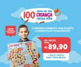 Poster Raspadinha 100 coisas que toda criança precisa fazer em oferta da loja Trazpraca
