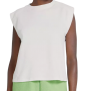 Regata Muscle Tee em algodão feminina off white em oferta da loja Hering