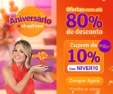 Aniversário: Ofertas com até 80% de desconto + 10% de desconto Extra no Shoptime