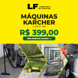 Super Promo: Máquinas Karcher em oferta da loja LF Máquinas e Ferramentas